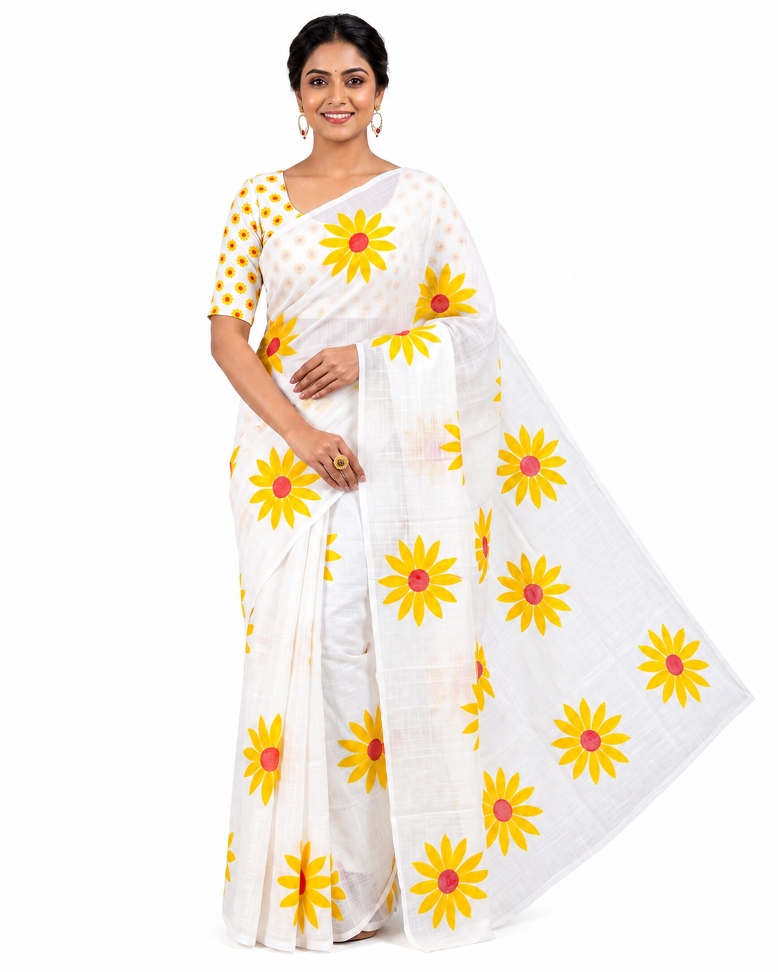 LINEN COTTON SAREE