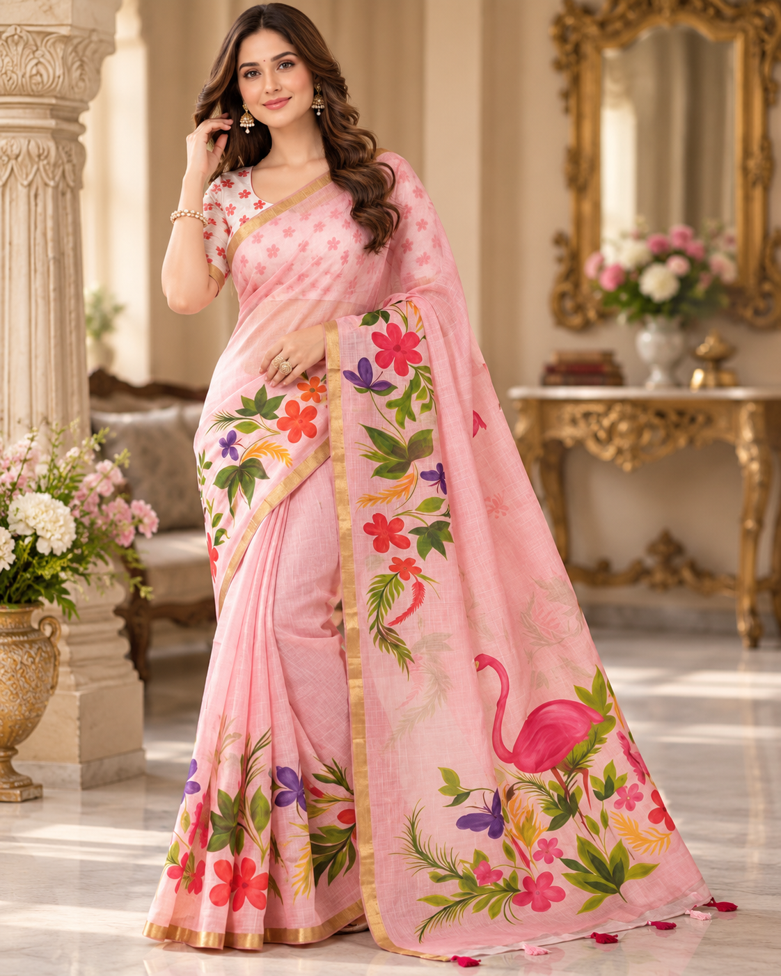 SHYAMMORA Signature Saree